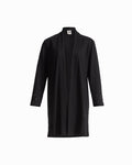 Anne Klein ANNE BLACK Long Sleeve Open Cardigan with Grommet Trim