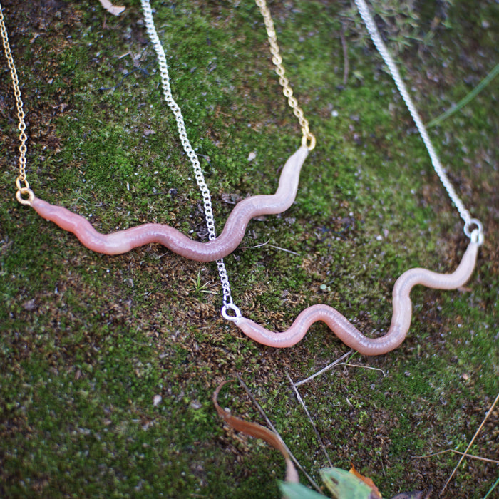 Long Worm Necklace