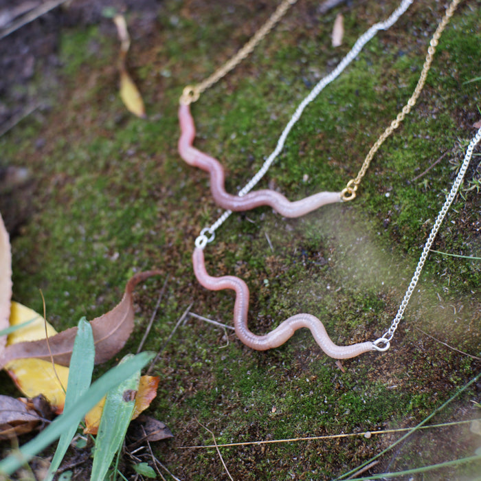 Long Worm Necklace