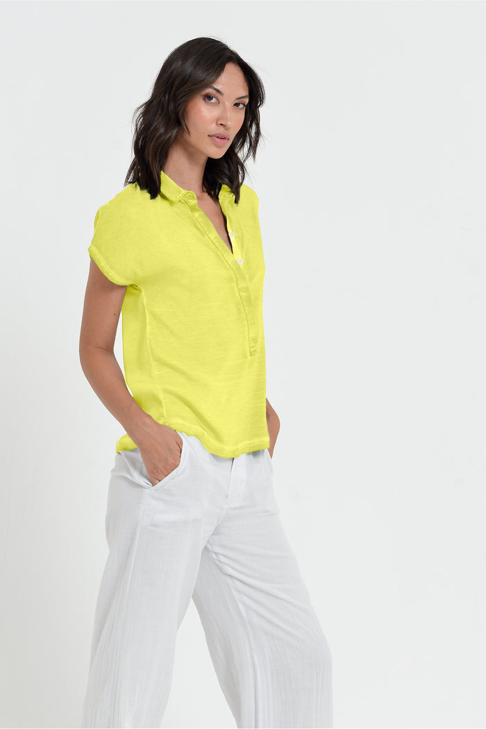 Love Letter Polo Shirt - Lime