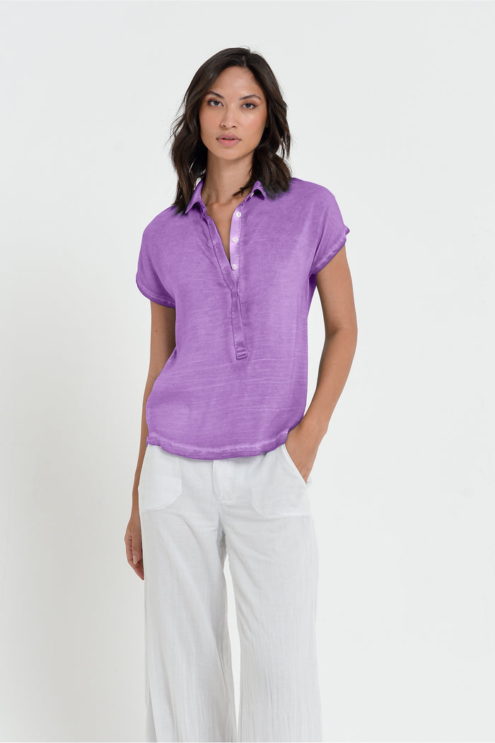 Love Letter Polo Shirt - Morado