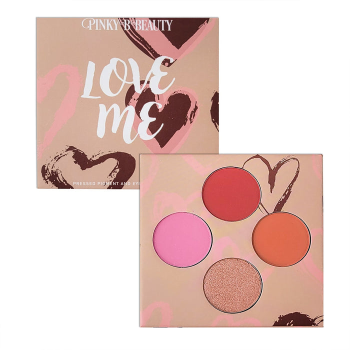 Love Me Eyeshadow Palette - Pink and Mauve Eyeshadow Shades | Pinky B Beauty