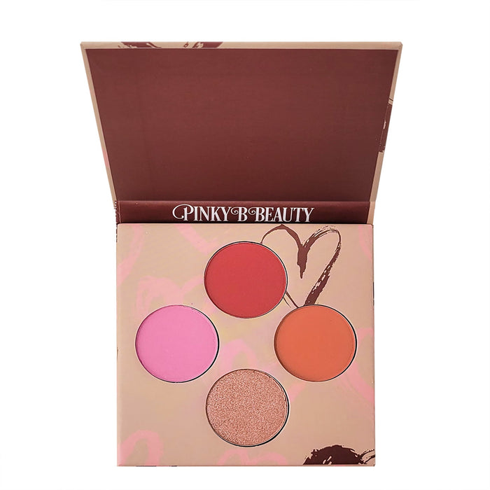 Love Me Eyeshadow Palette - Romantic Pink Eye Makeup | Pinky B Beauty