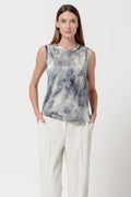 Lugana Printed Tank - White