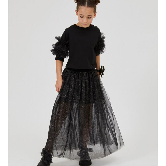 Lurex Glitter Long Skirt & Top Set