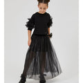 Lurex Glitter Long Skirt & Top Set