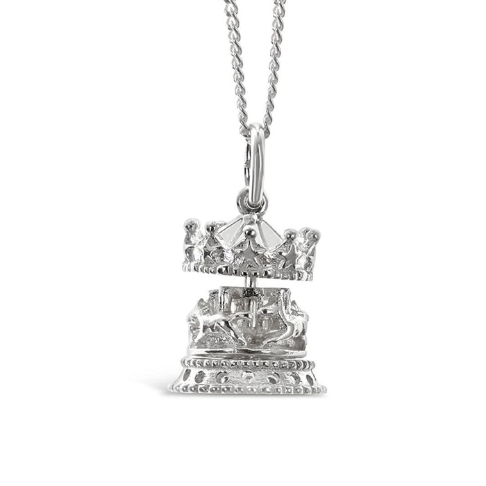 magical charm carousel happiness in silver