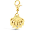 magical shell charm on a white background
