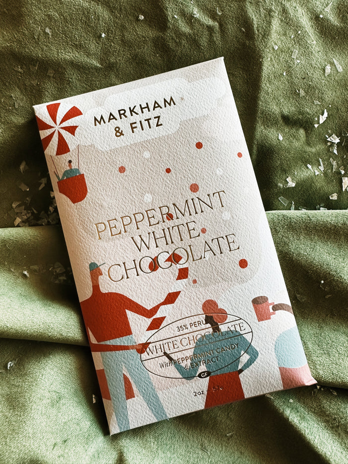 Markham and Fitz: Peppermint White Chocolate
