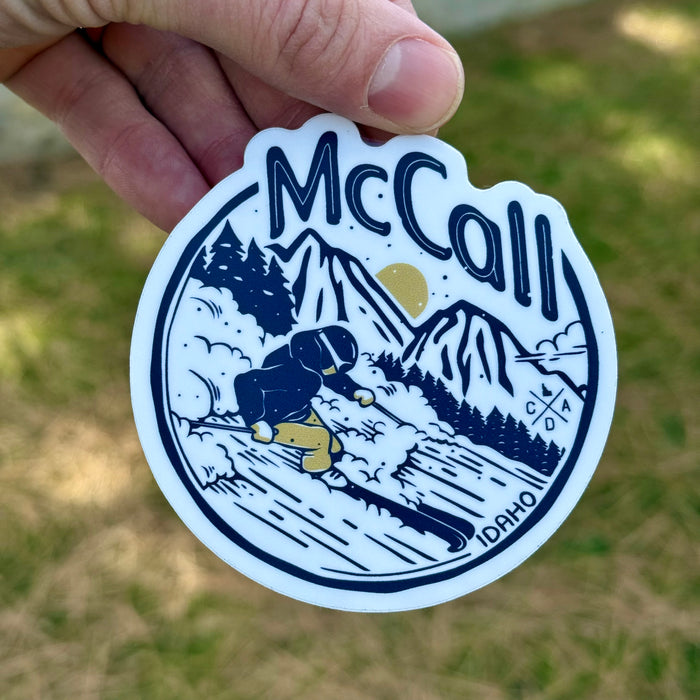 McCall Idaho Downhill Skiing Sticker