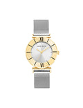 Anne Klein Two-Tone Mesh Bracelet Sophisticated Watch
