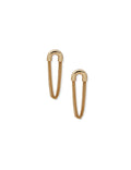 Anne Klein Gold Tone Metal Chain Drop Pierced Earrings