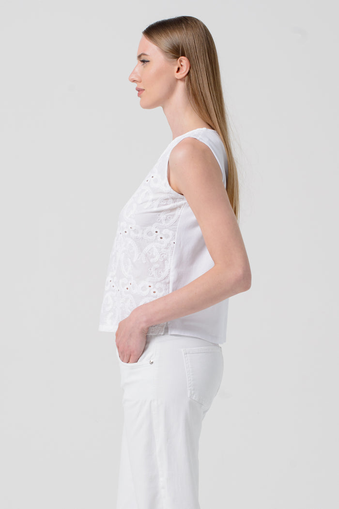 Mia Tank - White