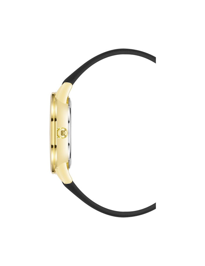 Anne Klein Minimalist Round Dial Strap Watch