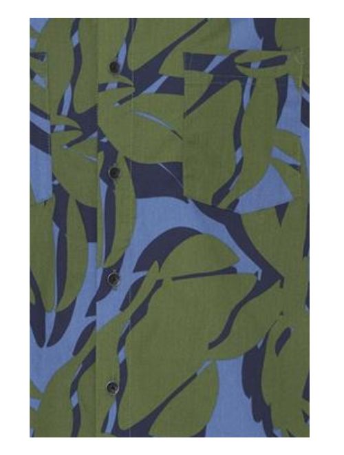 Mod Floral Button Up - Green