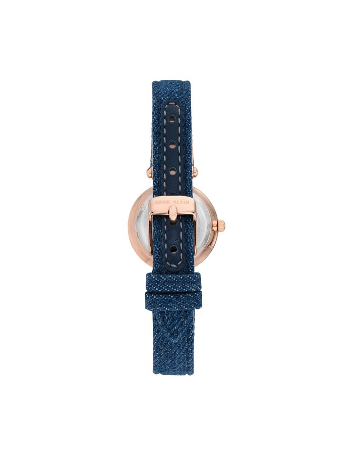 Anne Klein Modern Denim Strap Watch