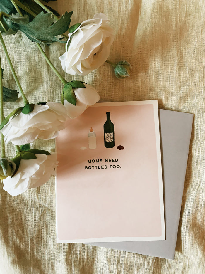 Mom Bottles Card