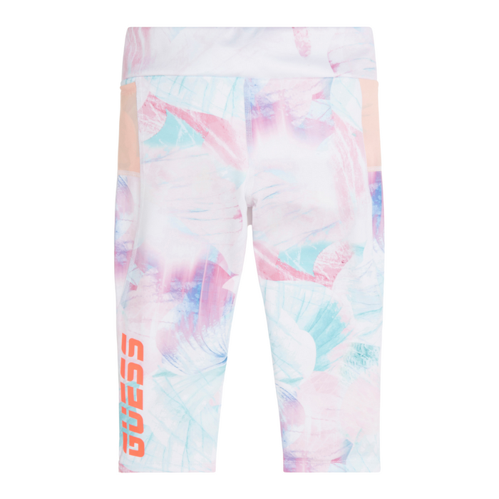 Multi Abstract Cropped Leggings