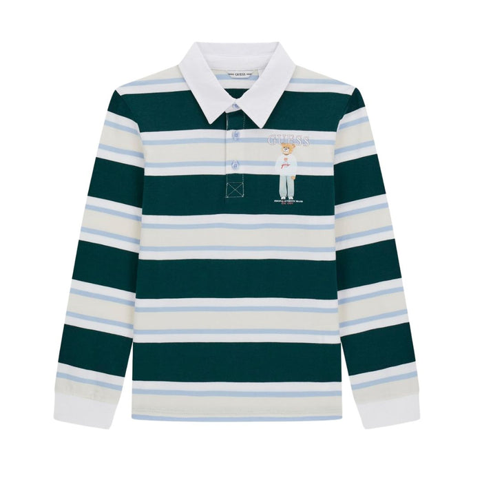 Multi Coloured Striped Rugby Shirt