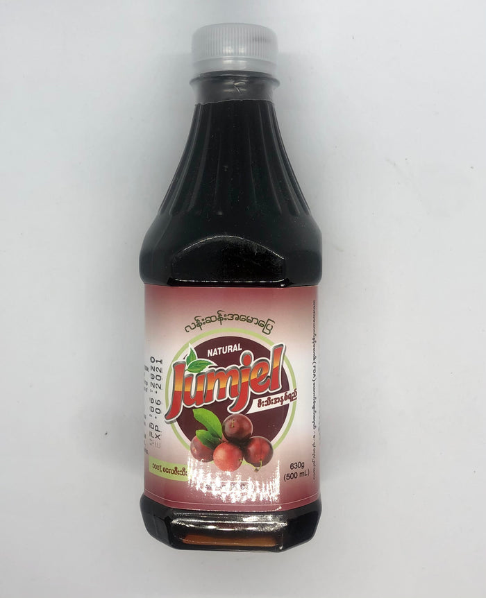 Natural Jumgel Plum Syrup ( လန်း ဆန်း အ မော ပြေ စ လေ ဇီး သီး အ နှစ် ရည်)