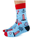 Nautical Crew Socks