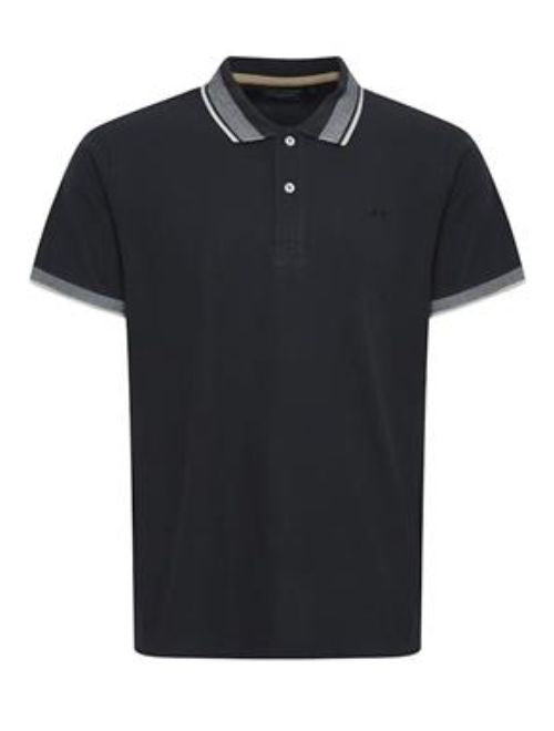 Nautical Solid Polo - Black