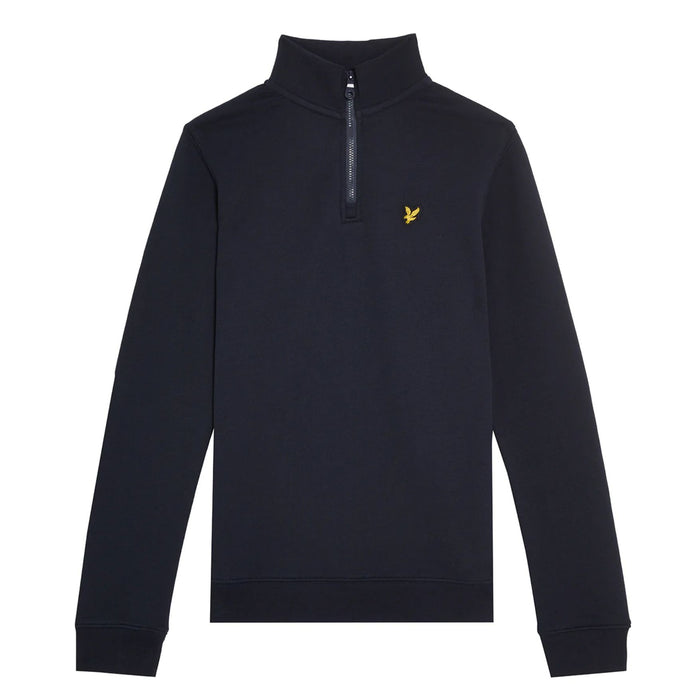 Navy 1/4 Zip Logo Sweatshirt