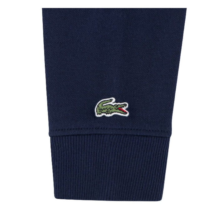 Navy Appliqué Logo Hoodie