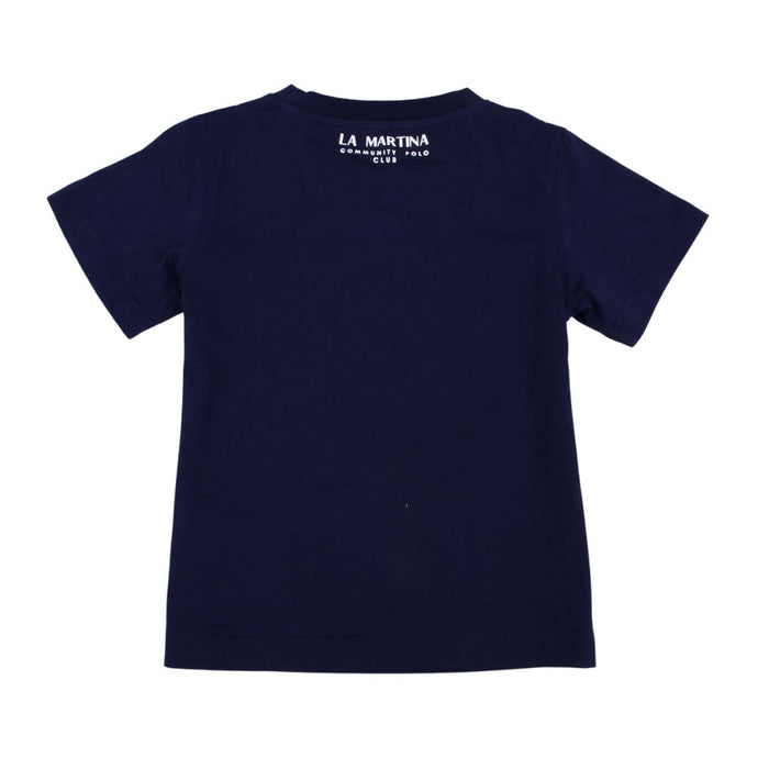 Navy Applique Logo T-Shirt