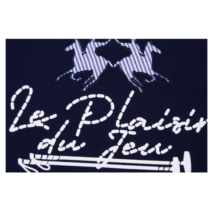 Navy Applique Logo T-Shirt