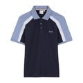Navy & Blue Polo Shirt