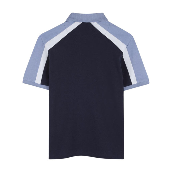 Navy & Blue Polo Shirt