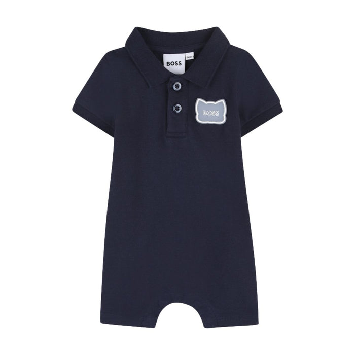 Navy Blue Polo Shortie