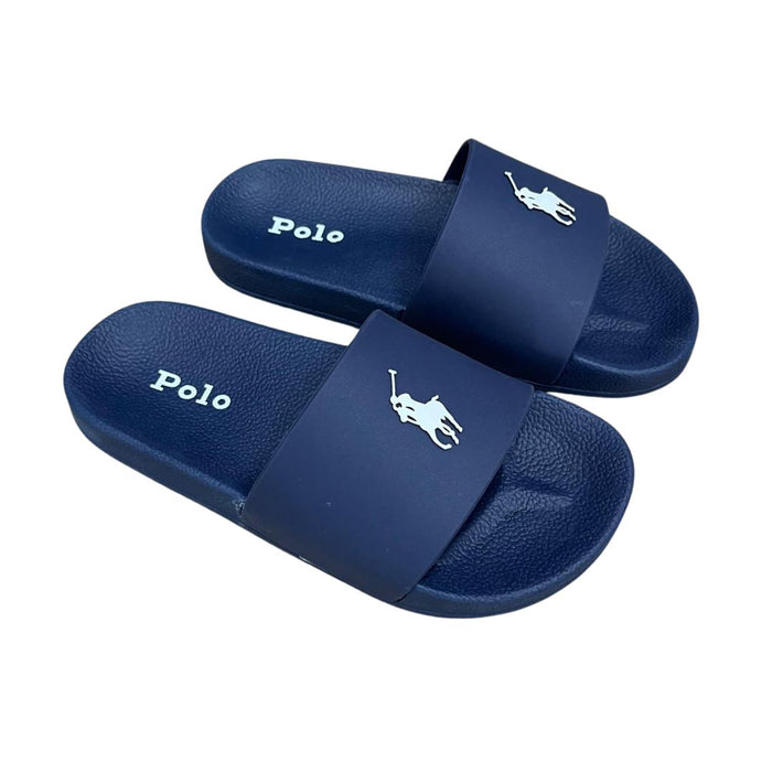 Navy Blue Pony Logo Sliders