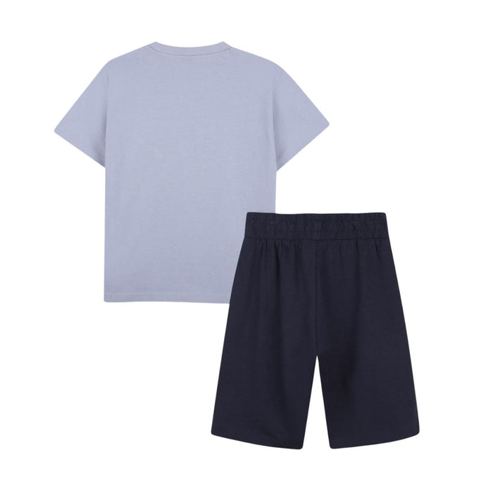 Navy & Blue Shorts Set