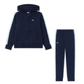 Navy & Blue Stripe Hoodie Tracksuit