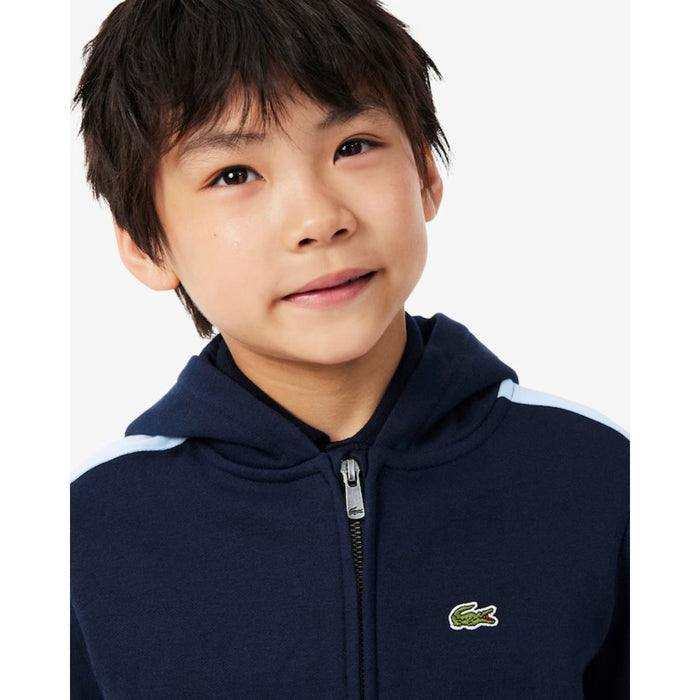 Navy & Blue Stripe Hoodie Tracksuit