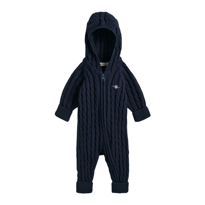 Navy Cable Knit All In One