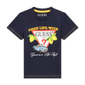Navy Car & Logo T-Shirt