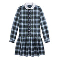 Navy Check Dress