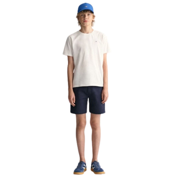 Navy Chino Shorts