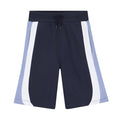 Navy Colour Block Sweat Shorts