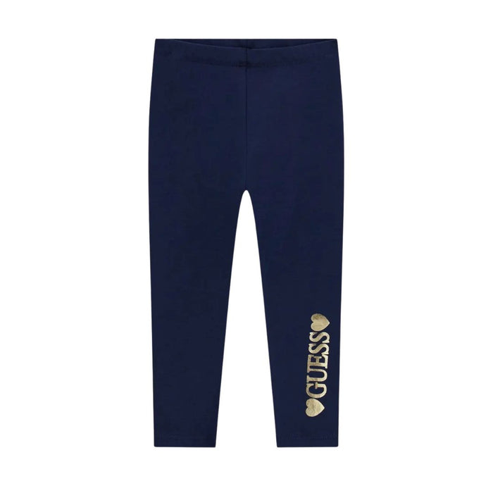 Navy & Gold Logo Leggings