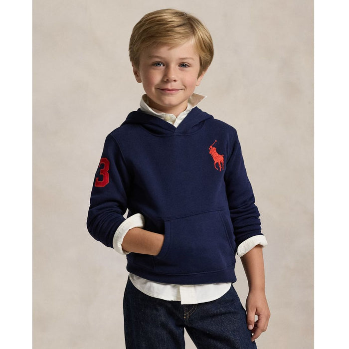 Navy Large Pony Hoodie