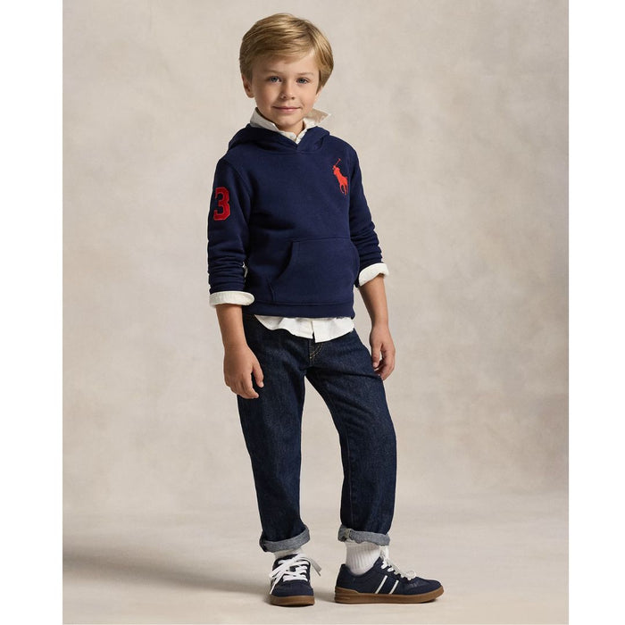 Navy Large Pony Hoodie