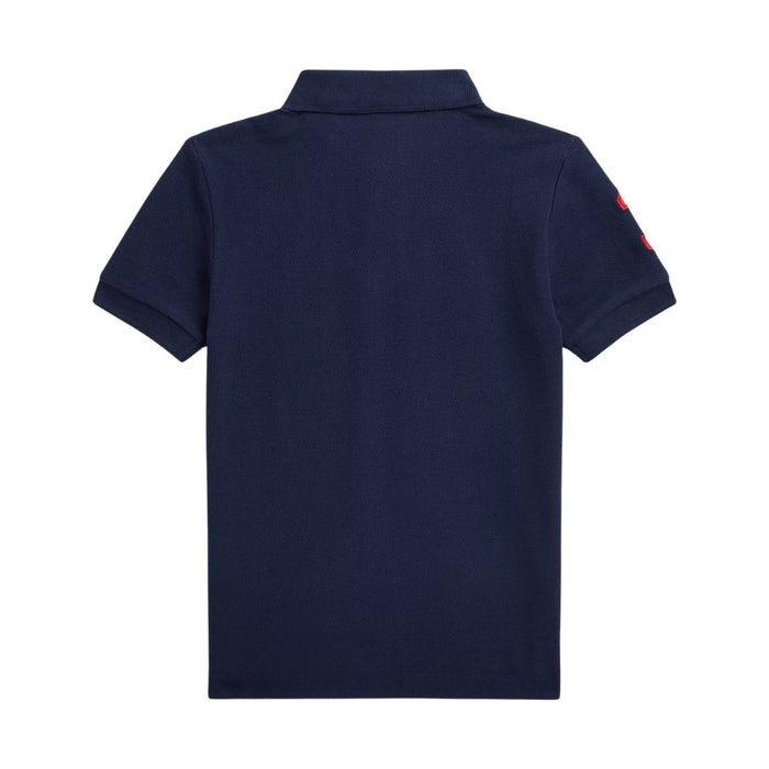 Navy Large Pony Polo Shirt