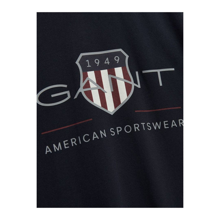 Navy Large Shield Logo T-Shirt