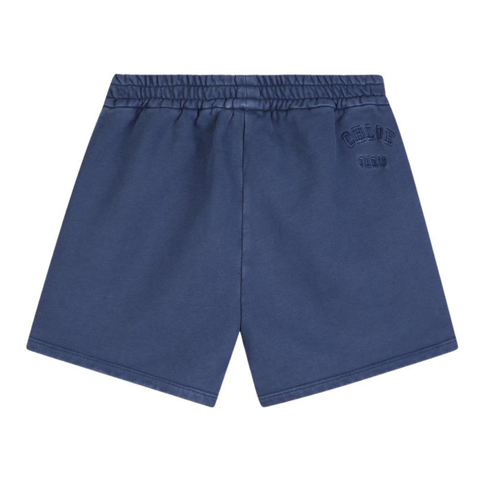 Navy Logo Sweat Shorts