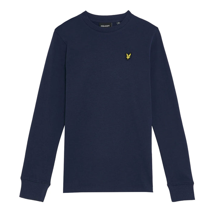 Navy Long Sleeve Logo T-Shirt