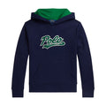 Navy Polo Logo Hoodie